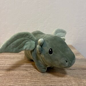 H&M Green Stuffed Dragon Toy